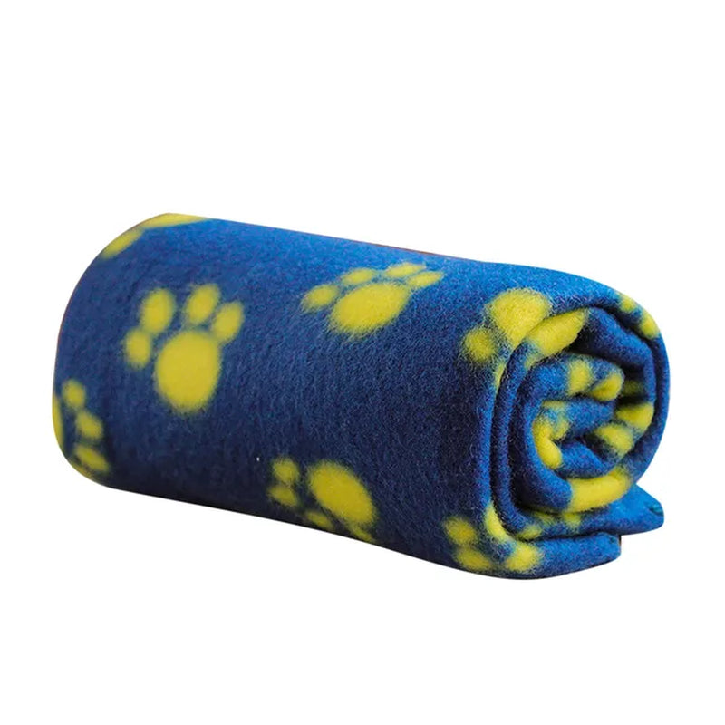 Print Paw Pet Dog Bed Dog Blankets Soft Fleece Cat Cushion Blanket Winter Warm Pet Cats Cover Blanket for All Dogs Mat P5