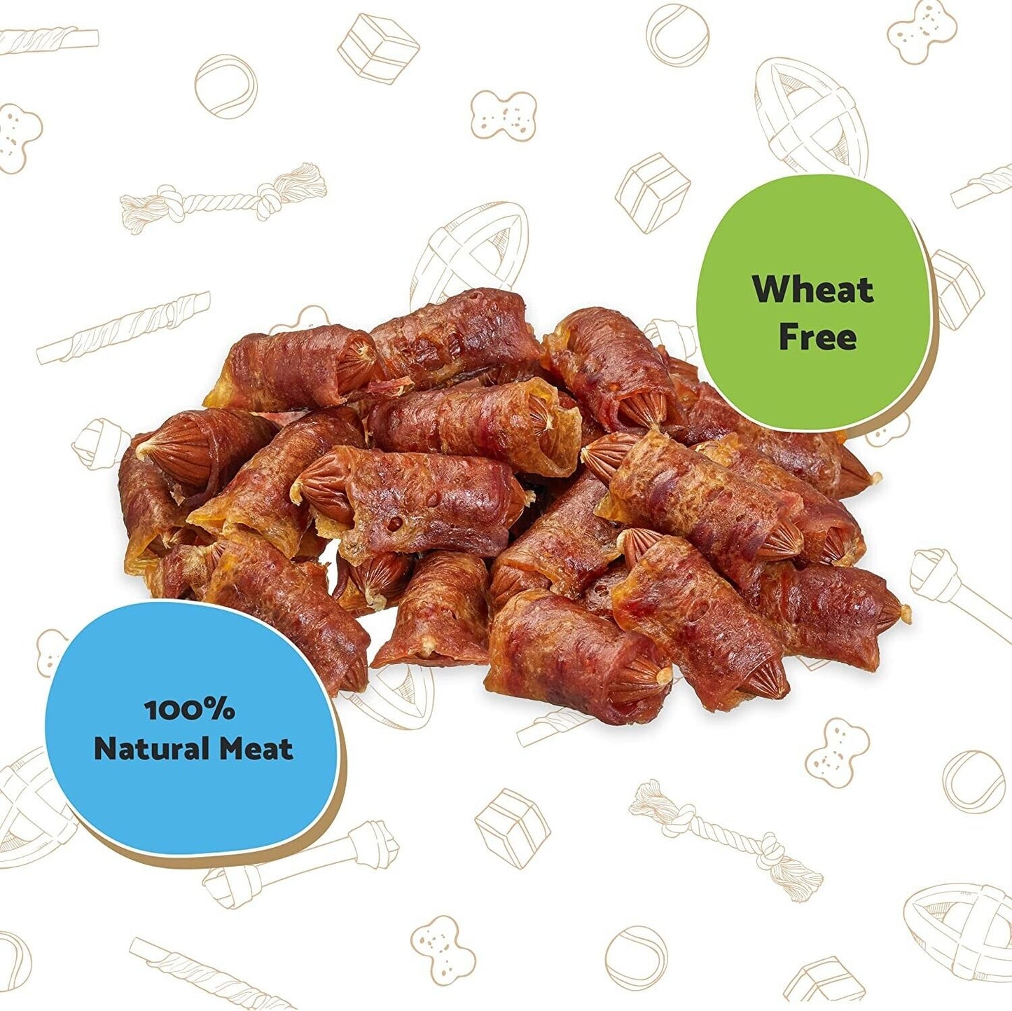 Good Boy - Pigs in Blankets Dog Treats - Wheat Free Recipe - Box of 3 X 320 G