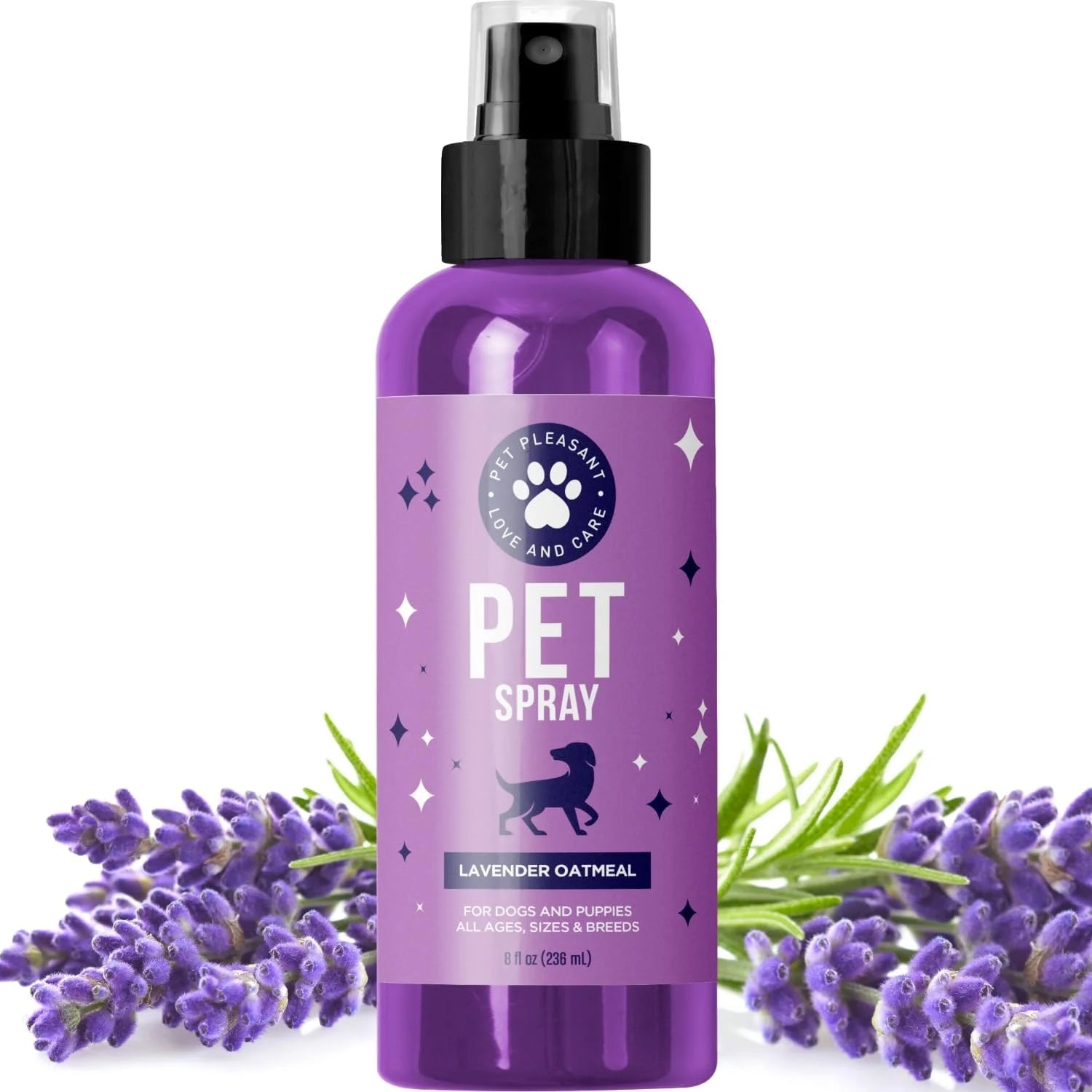 Pet Odor Eliminator Spray Cleaner - Honeydew Lavender Pet Smell Eliminator - Dog Deodorizing Spray for Home and Car - Smelly Spray for Dogs with Lavender - Dog Grooming Spray for Home