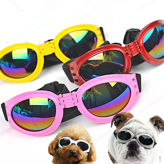 17Cm Foldable Pet Glasses Dog Goggles Sunglasses Summer Windproof Sunscreen Dogs Puppy Accessories Pet Supplies