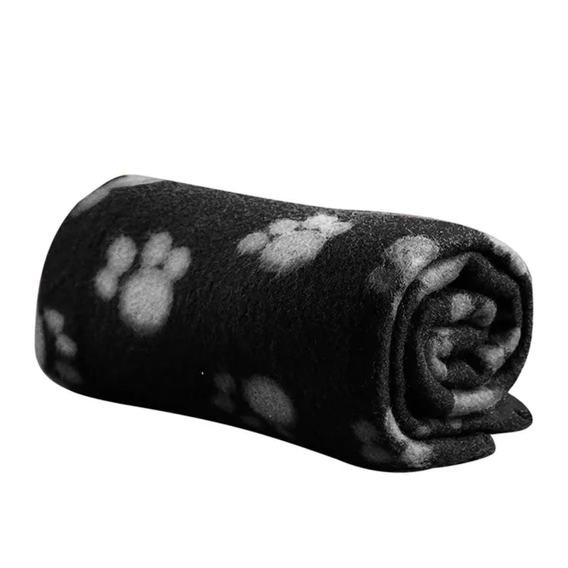 Print Paw Pet Dog Bed Dog Blankets Soft Fleece Cat Cushion Blanket Winter Warm Pet Cats Cover Blanket for All Dogs Mat P5